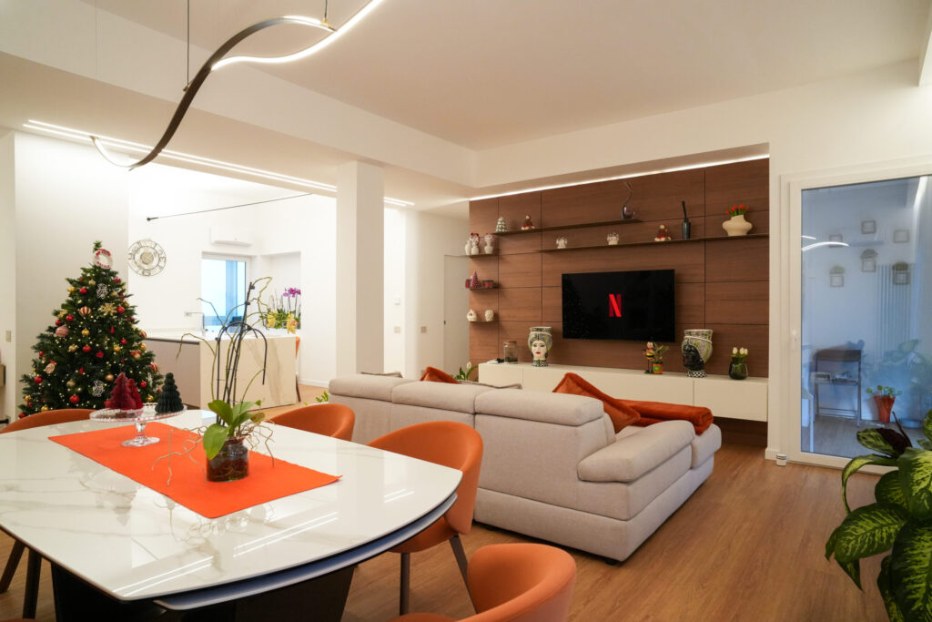 Flussi di luce e design – progetto d’interni a Palermo, foto 2