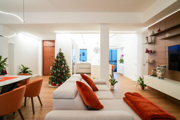 Flussi di luce e design – progetto d’interni a Palermo