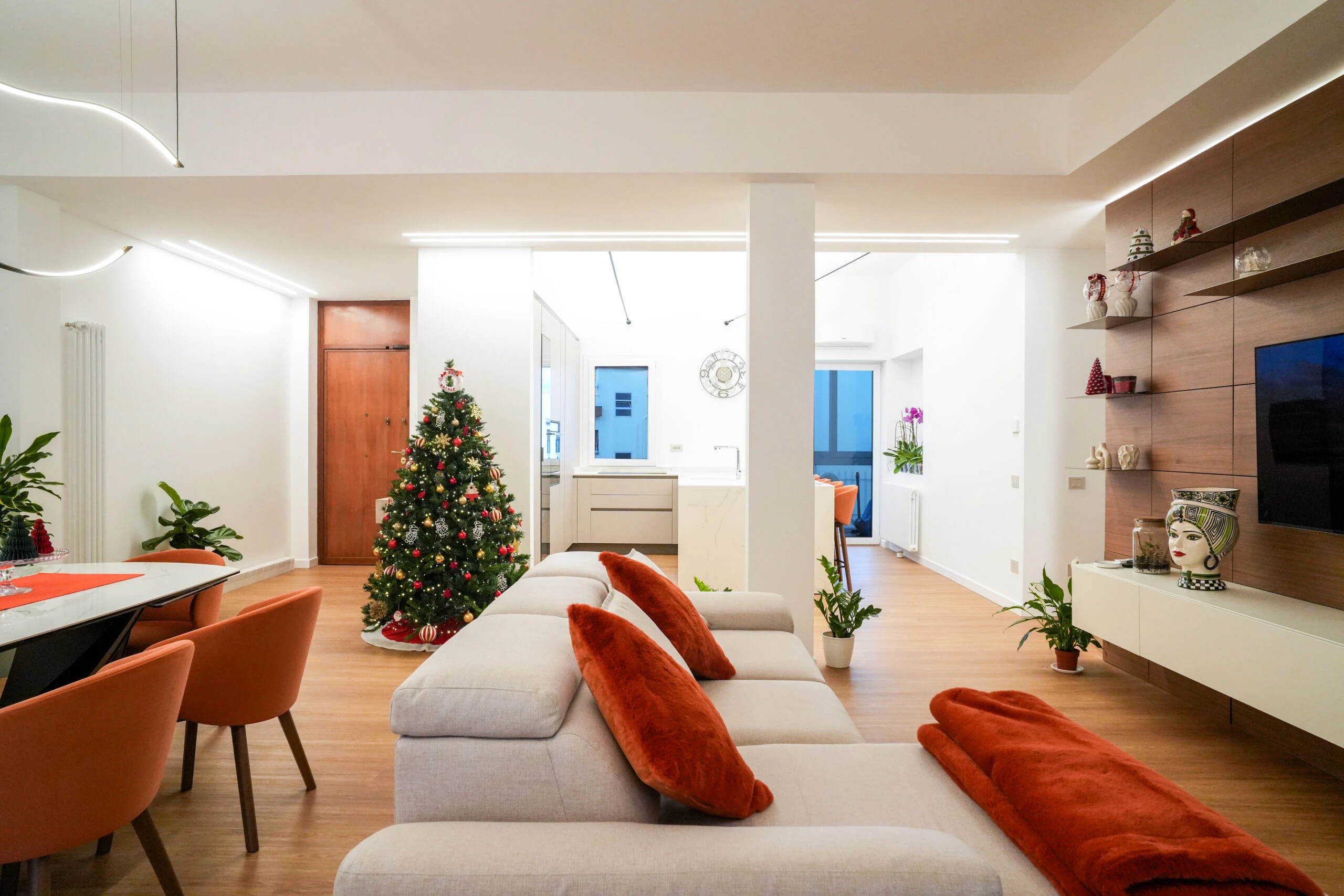 Flussi di luce e design – progetto d’interni a Palermo